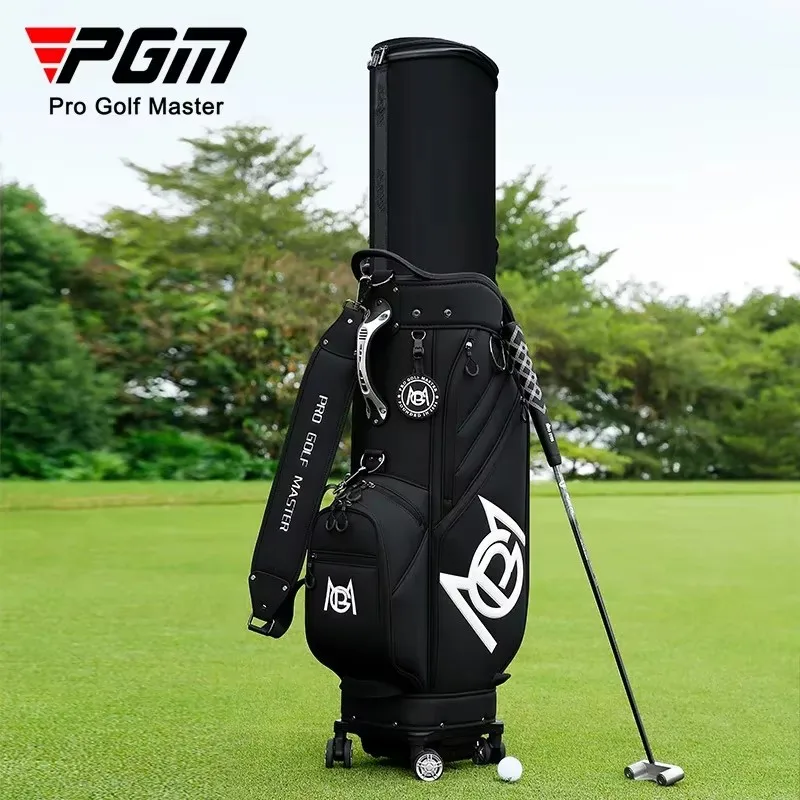 

PGM Telescopic Golf Bag Standard Package Multi-function Waterproof Travel Bags with Wheels Professional Sports Bags QB051