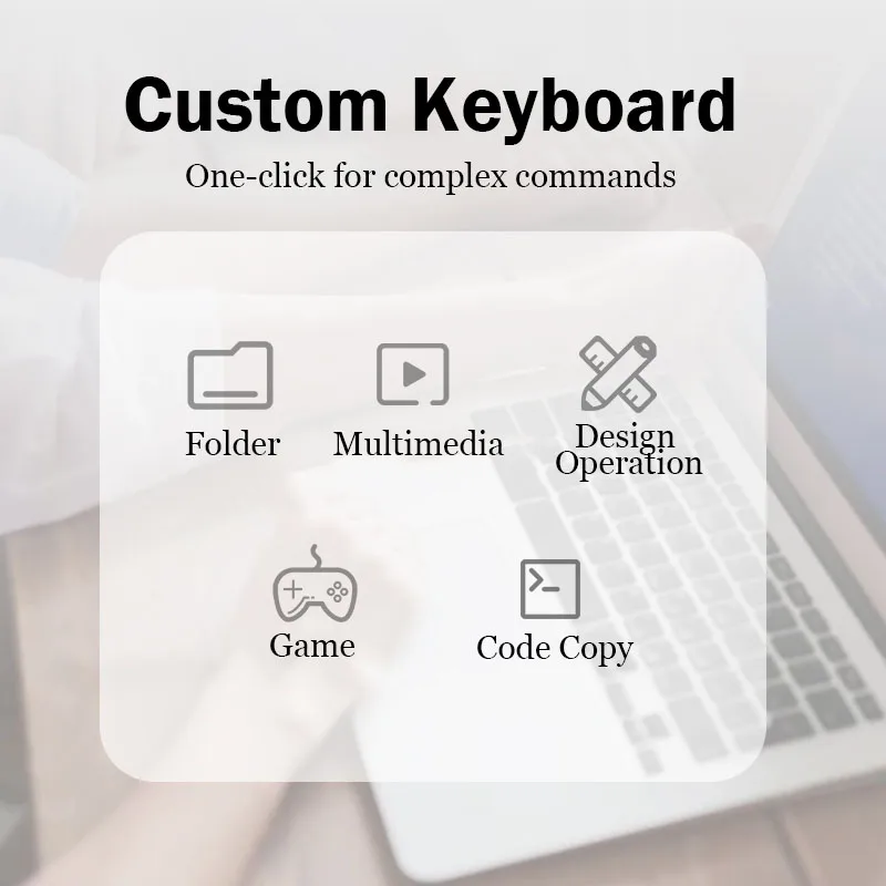 3 Key OSU Gaming Keyboard Programming Macro Custom Knob Keyboard USB RGB Mini Keypad For Photoshop Mechanical Macropad