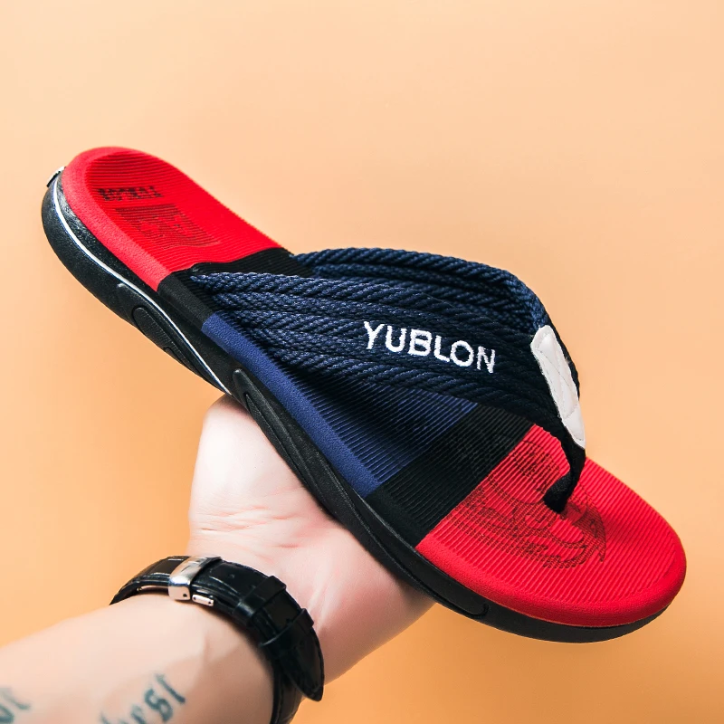 

Сандалии мужские с поддержкой арки, пляжные тапочки, летние дышащие, Повседневные Удобные