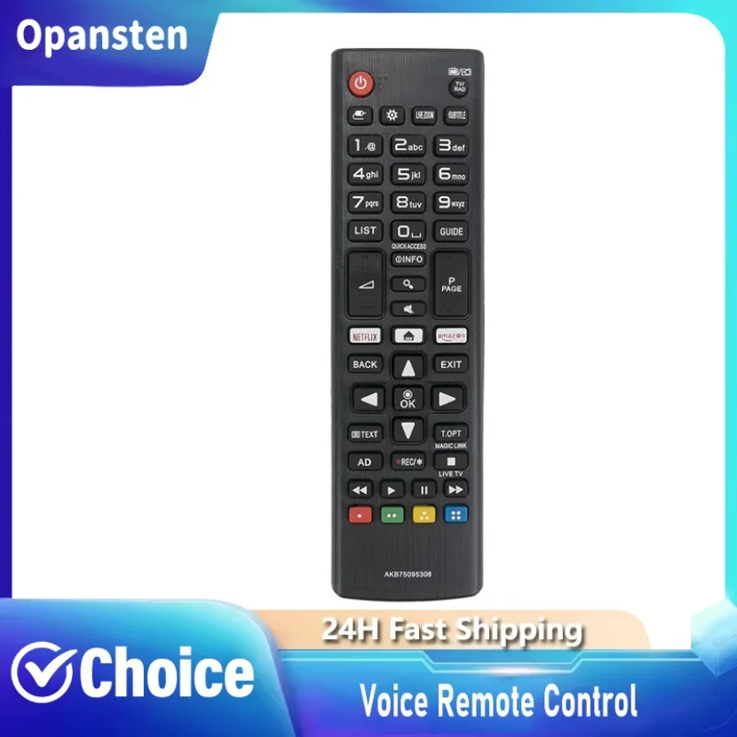 Controle remoto de voz de substituição remota inteligente para Google Chromecast Snow Streaming Media Player