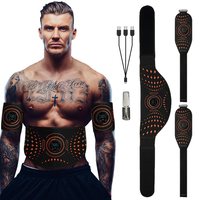 EMS Abdominal Muscle Toner ABS Trainer Muscle Stimulator Belt Arm Thigh Leg Exerciser Massager Gym Workout Fitness Equipment
