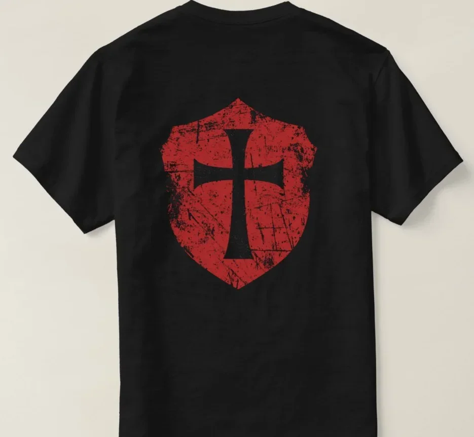 Let The Crusade Begin. Knights Templar T-Shirt 100% Cotton O-Neck Summer Short Sleeve Casual Mens T-shirt Size S-3XL