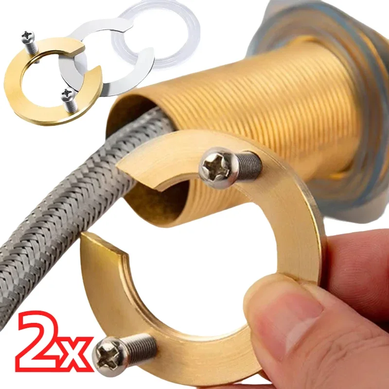 Brass C Type Tap Faucet Anti-loosing Nut Cap Fixing Fitting Kit Washer Parts Kitchen Fixture Wash Basin Tool Fastening Circlip