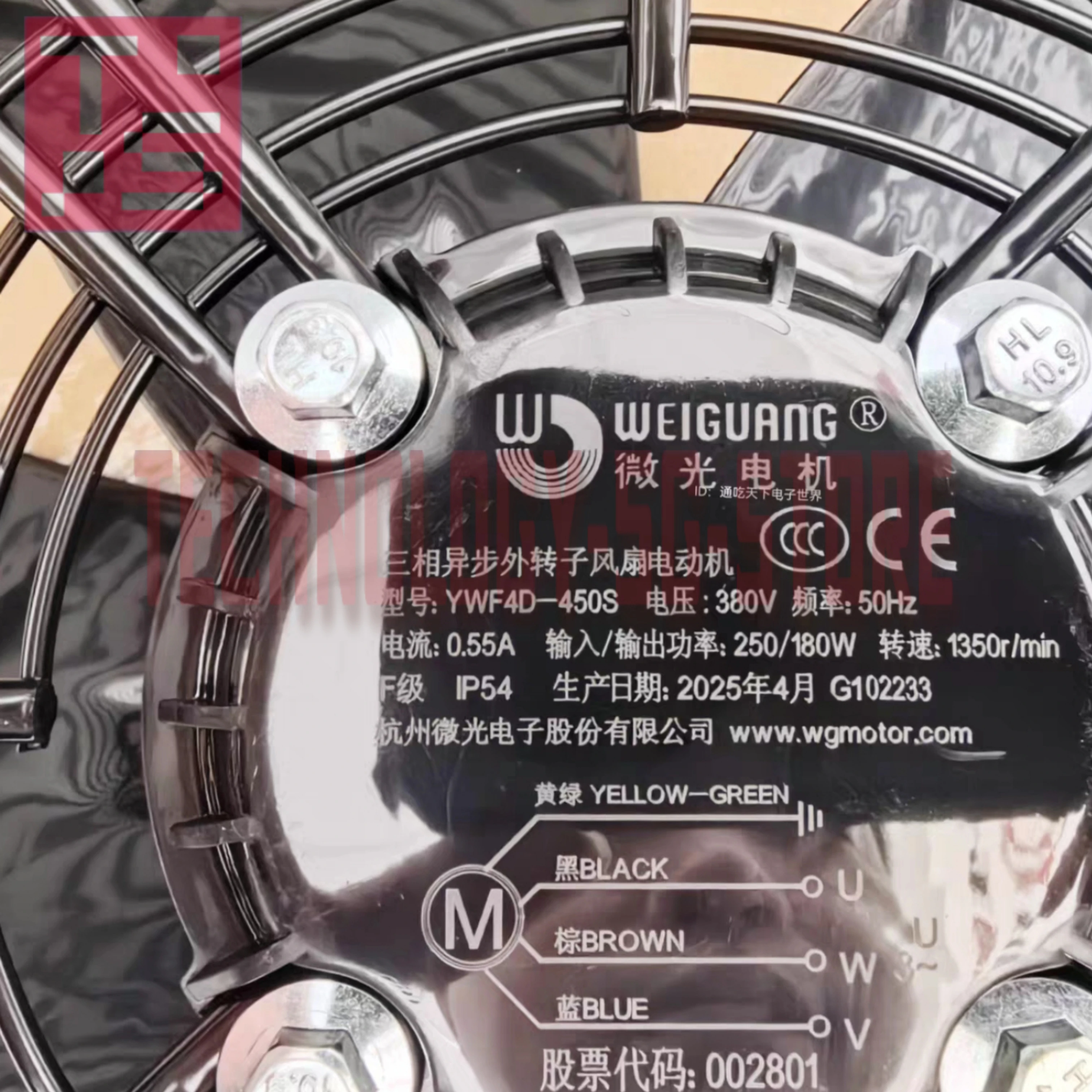 พัดลมระบายความร้อน YWF4D-450B YWF4D-450S ใหม่ 100%