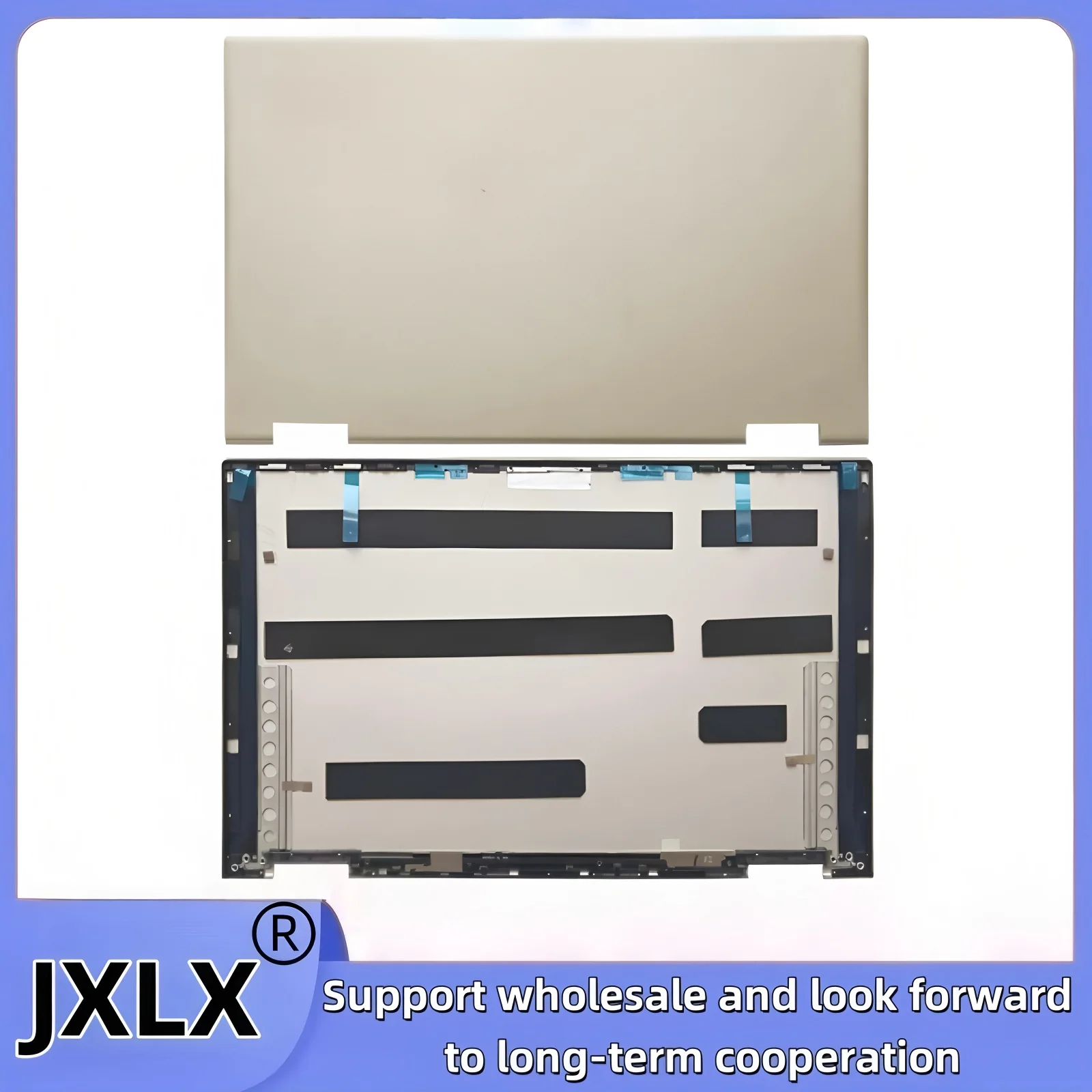 JXLX ®   جديد لينوفو اليوغا 81TC C740-14IML محمول LCD الغطاء الخلفي الغطاء العلوي/غطاء Palmrest/غطاء قاعدة سفلي AM1FG000210 5CB0U43927