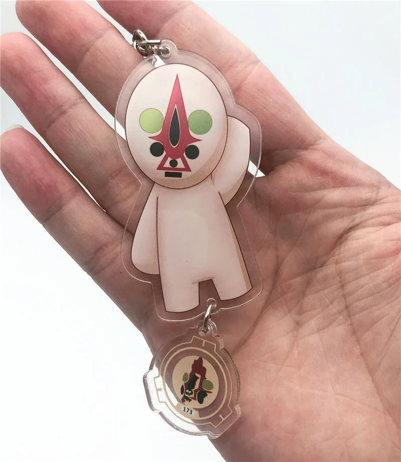 SCP Foundation Anime Badge Keychain Accessories Halloween Cosplay Pendant Prop Gift