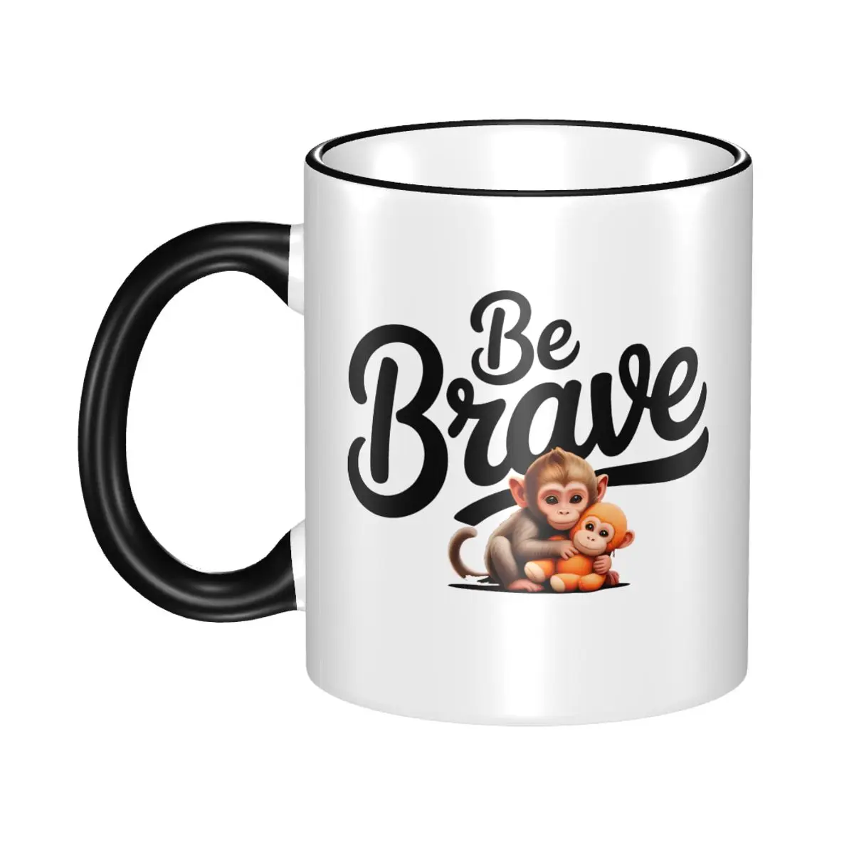 

New Punch Monkey Be Brave Accessories Mugs Cute Tea Cup