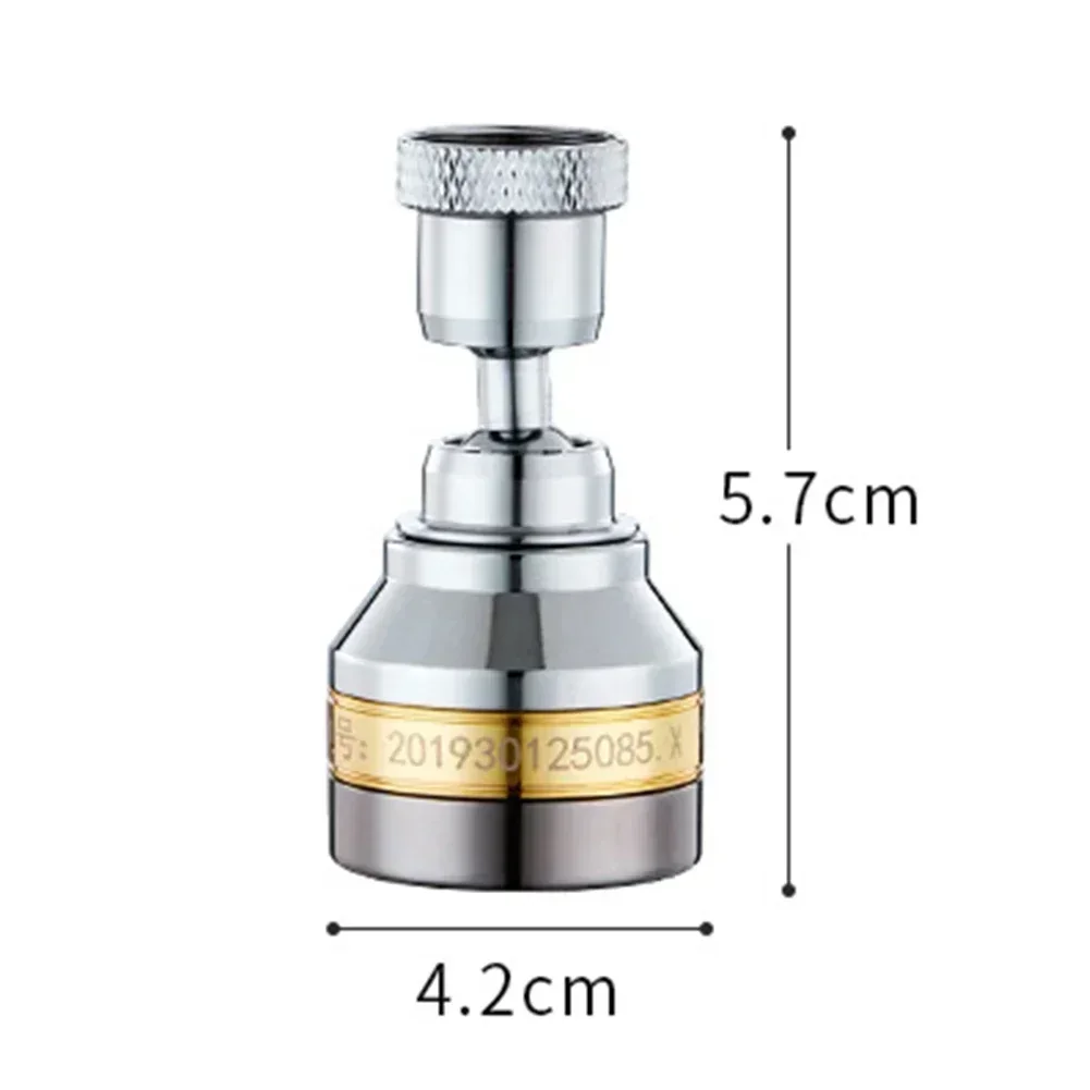 Kitchen Faucet Aerator Water Saving Nozzle Dual Function Faucet Nozzle Degree Rotary Sprayer Tap Nozzle Pressure Bubbler