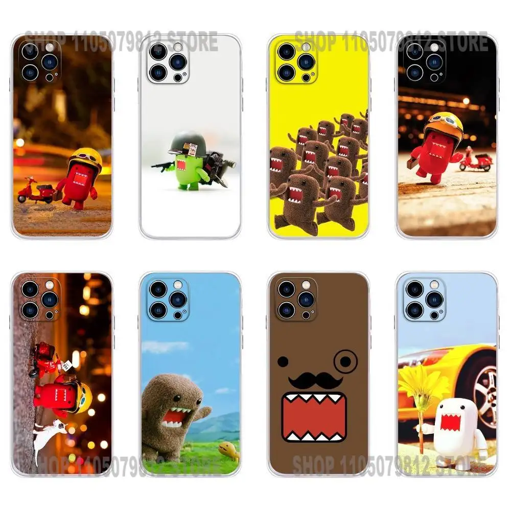 

I LOVE Domo-kun Phone Case For iPhone 17 16,15,14,13,12,11 Plus,Pro,Max,XR,Plus,E,Mini Transparent Soft Cover