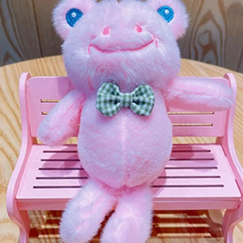 

Fashion Soft Frog Keychain Cartoon Stuffed Funny Frog Pendant Frog Keychain Couple