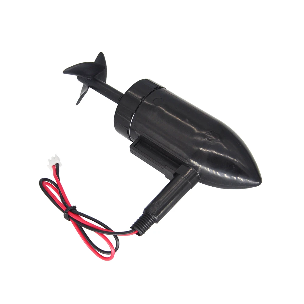 Propulsor submarino de 12V, Motor de 10000rpm, Propulsor impermeable de 13cm, hélice sumergida de 3 aspas para barco de cebo de pesca RC, 1 unidad