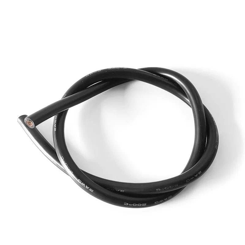 For High Temperature Resistant Extra Soft Silicone Wire 12 10 8 7 6 4 3 2AWG Inverter Cable Soft Copper Wire