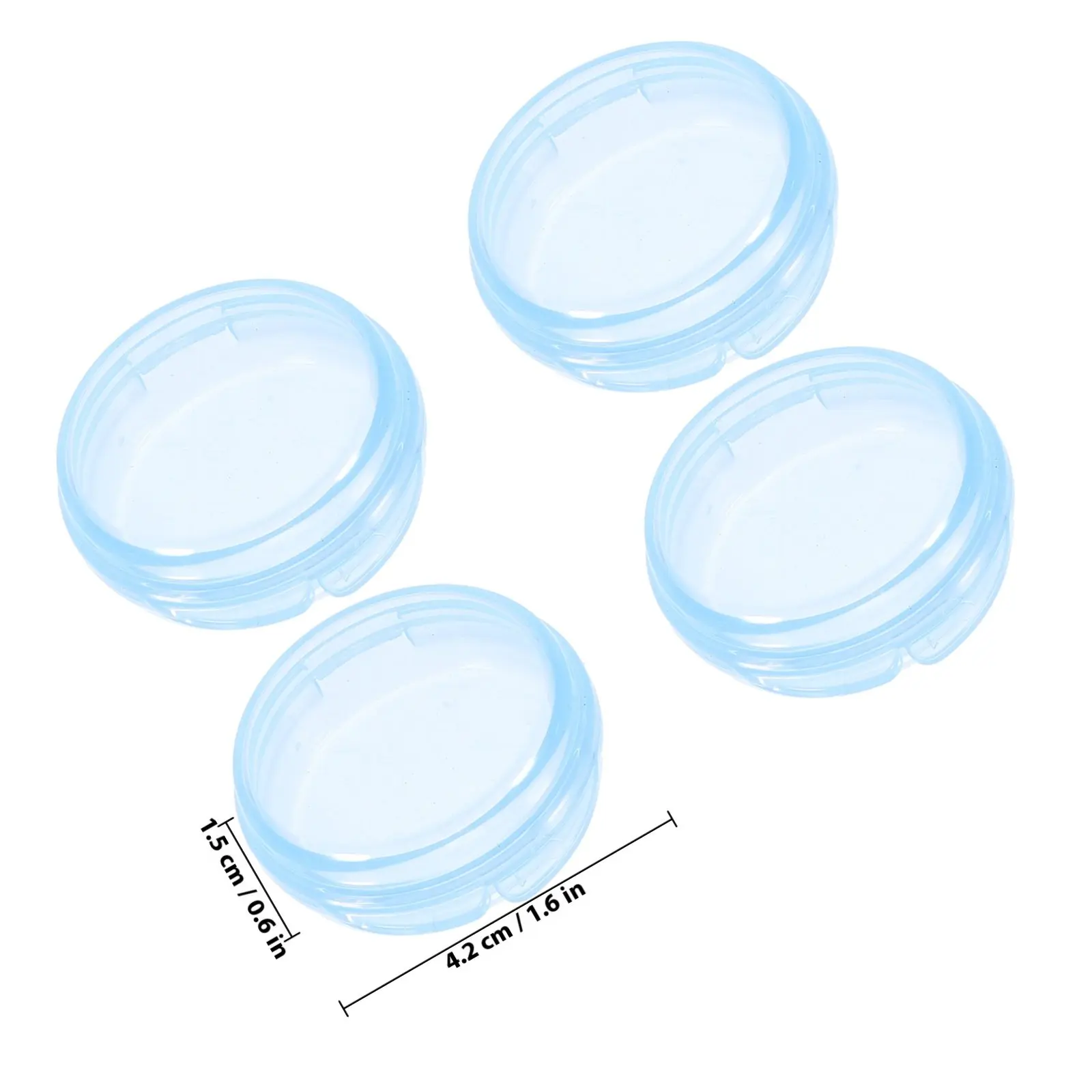 6Pcs Small Pill Organizer PP Material Waterproof Dustproof Portable Medicine Box for Travel Outdoor Home Use Weekly Pill