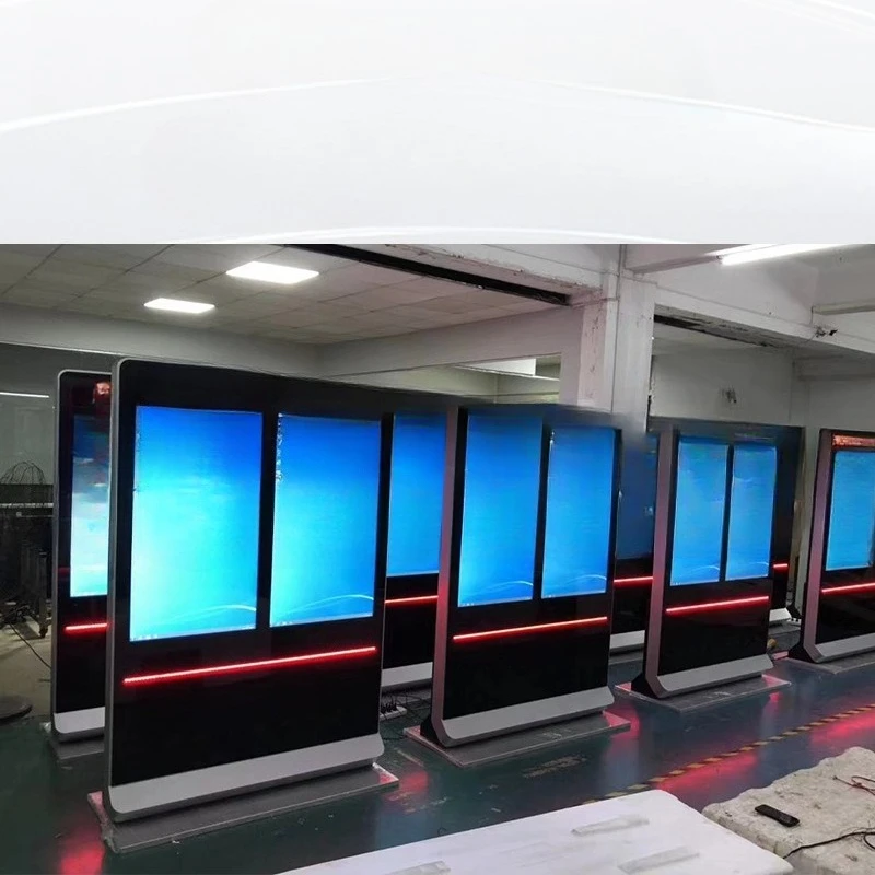 Dual-screen all-in-one machine 43-inch newspaper reader Customized newspaper reader Dual-screen touch inquiry machine