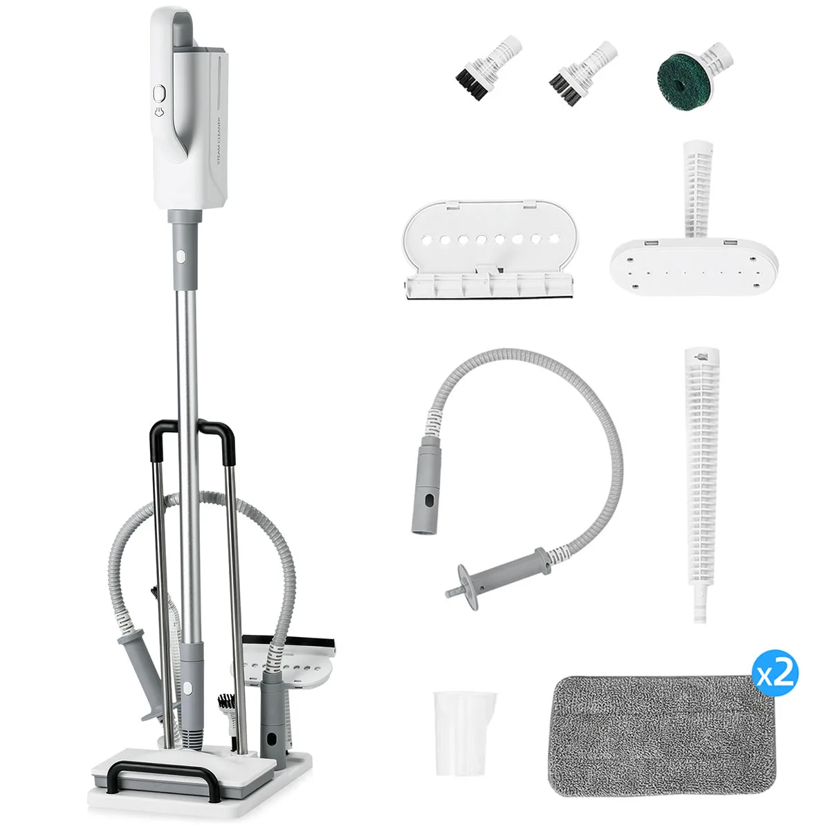 Steam Mop Multi-function Floor Cleaning Detachable Steam Cleaner For Hardwoods,Tiles,Carpet,Glass Cleaning