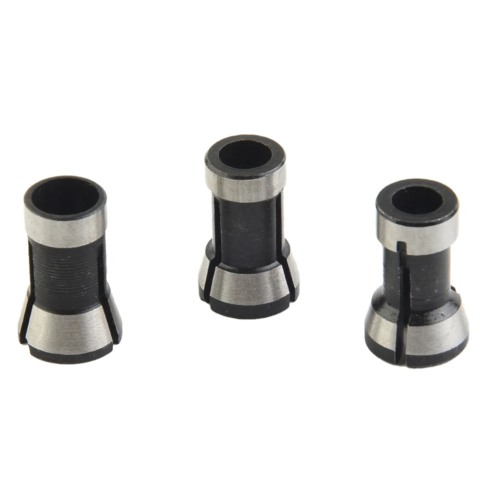 

Useful Unique Woodworking Cutter Electric Router Woodworking Accessories 6/6.35/8mm Collet Carbon Steel M15 Screw Nut Power Tool