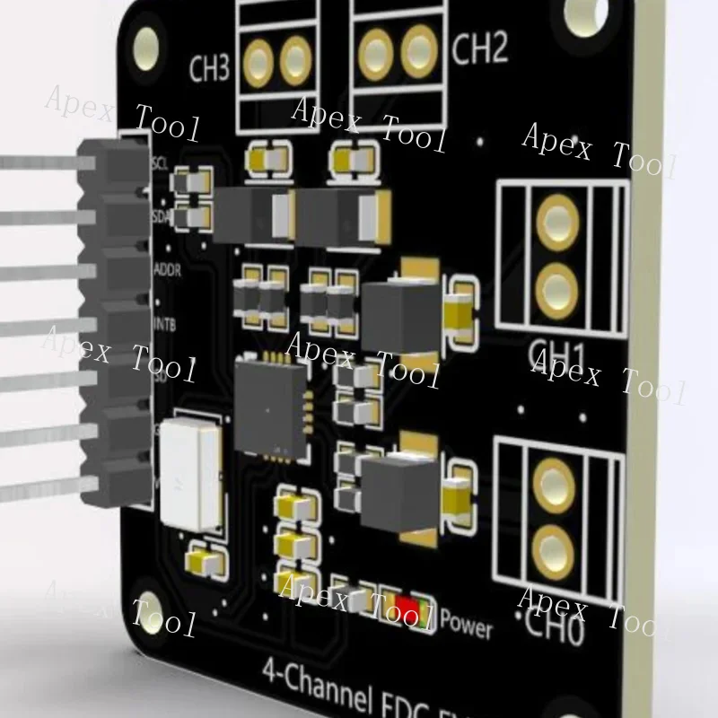 FDC2214 Module Capacitive Sensor Gesture Recognition Paper Counting Liquid Level Measurement