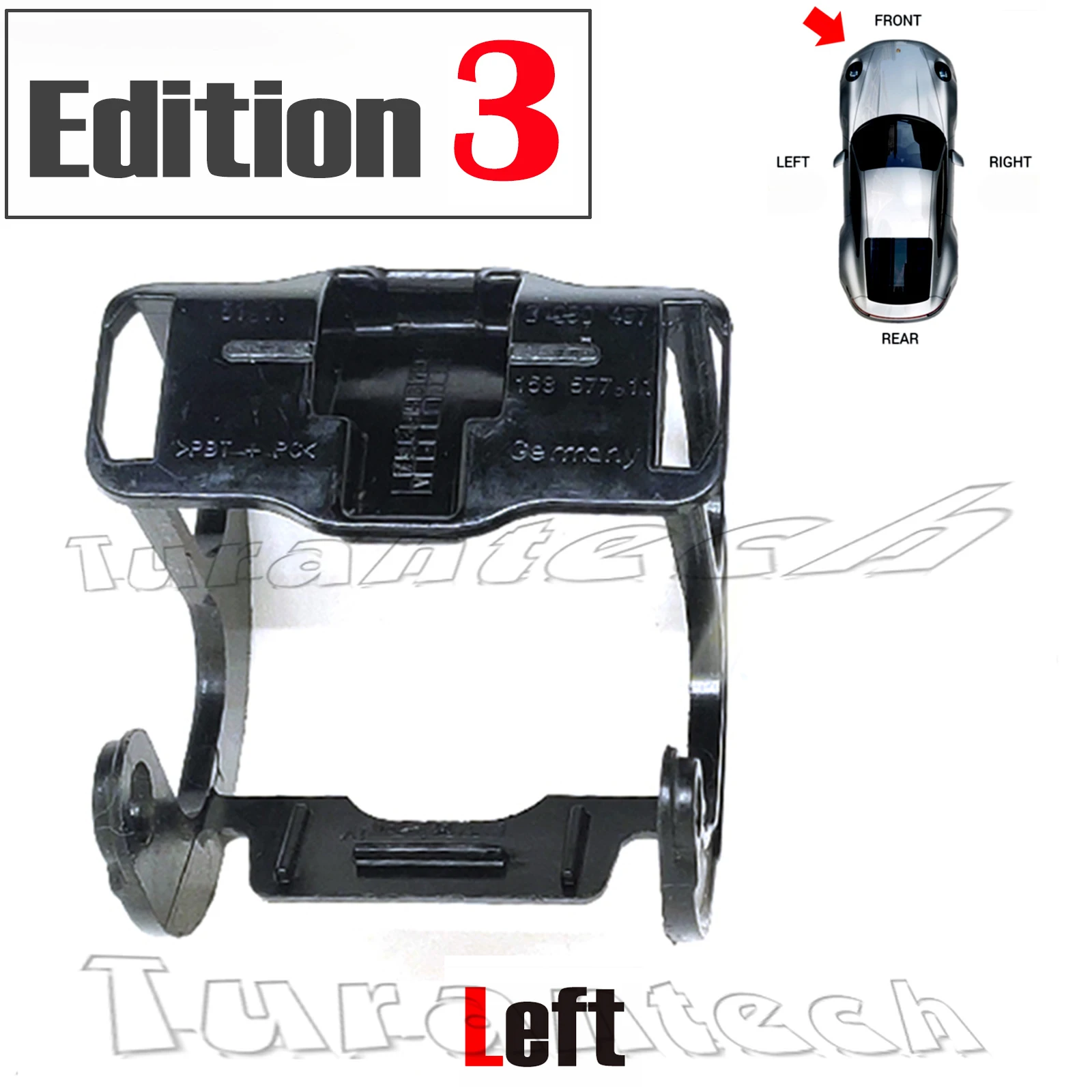 Washer cover Lever Bracket Fit 12-18 BMW M6 F06 GranCoupe F12 Convertible F13 Coupe Headlight