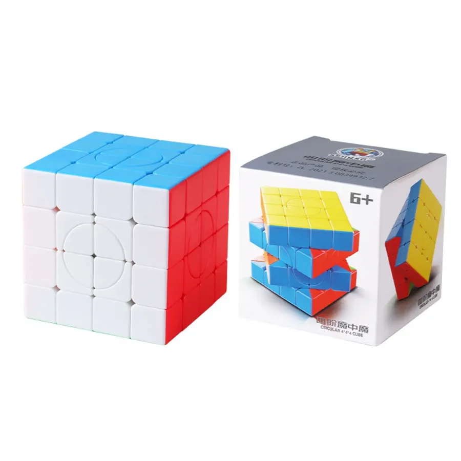 Shengshou Crazy 2x2 3x3 4x4 5x5 Megaminx Pyraminx  Magic Speed Cube Stickerless sengso circular 3x3 cube Fidget Toys Cubo Magico