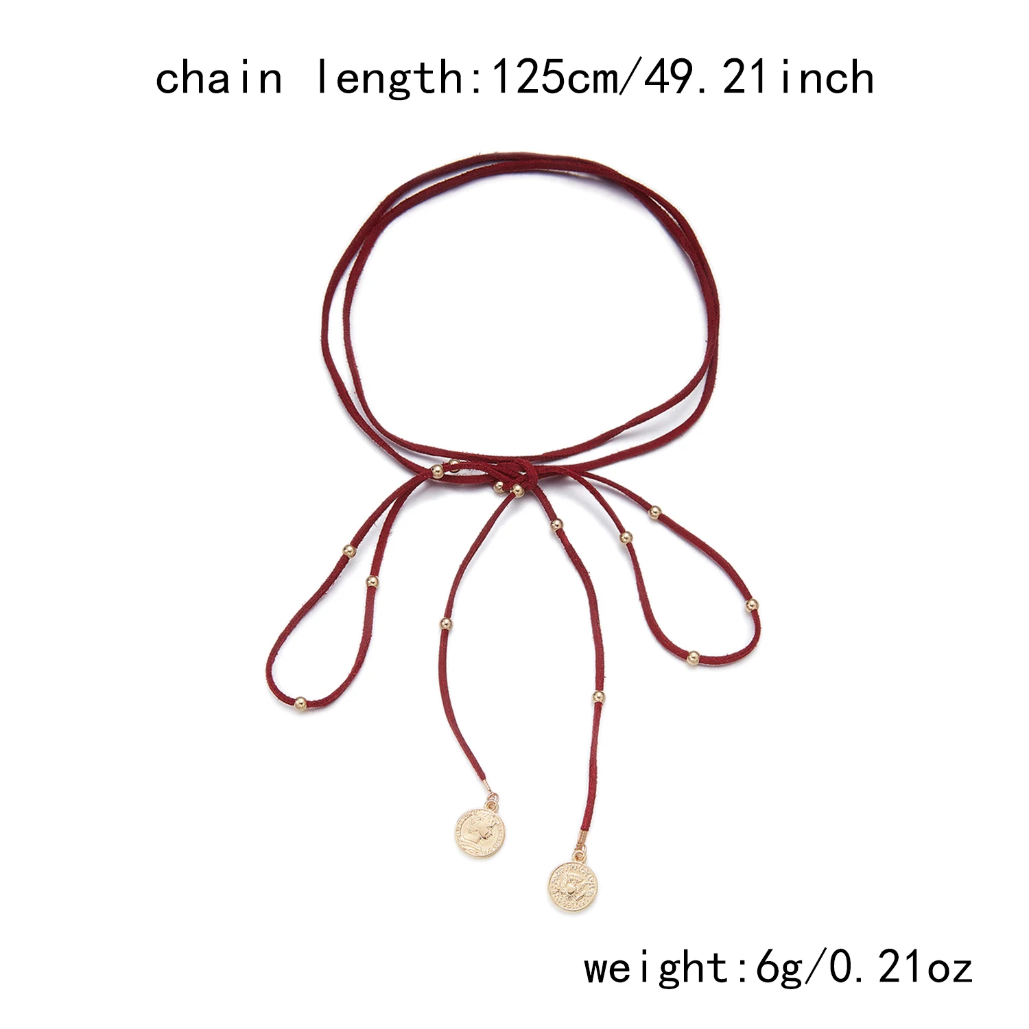 Vintage Schwarze Samt-Halskette mit Schleife für Damen, Runde Münzen, Geflochtener Knotenanhänger, Mehrlagige Halskette, Y2K Schmuck Geschenk – Detail 10