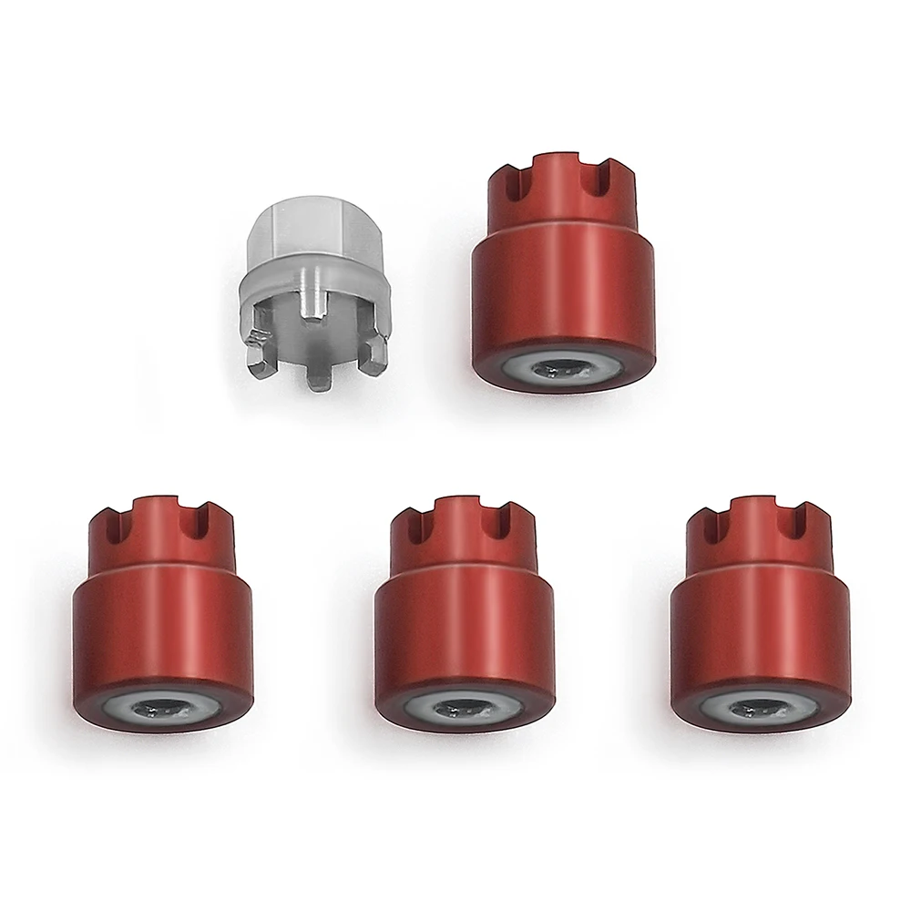 AXSPEED Aluminum Wheel Nuts Cap Locking Hubs for 1/24 RC Crawler Car Axial SCX24 AXI00005 90081 AX100002 AXI00001 AXI00006 Part
