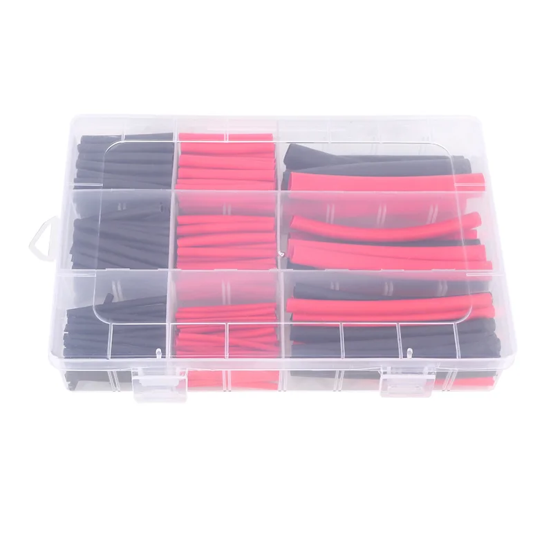 BAAJ-270Pcs 3:1 مجموعة أنابيب الانكماش الحراري لاصقة مزدوجة الجدار ، سلك بحري كابل كم أنبوب تشكيلة أنبوب الانكماش الحراري