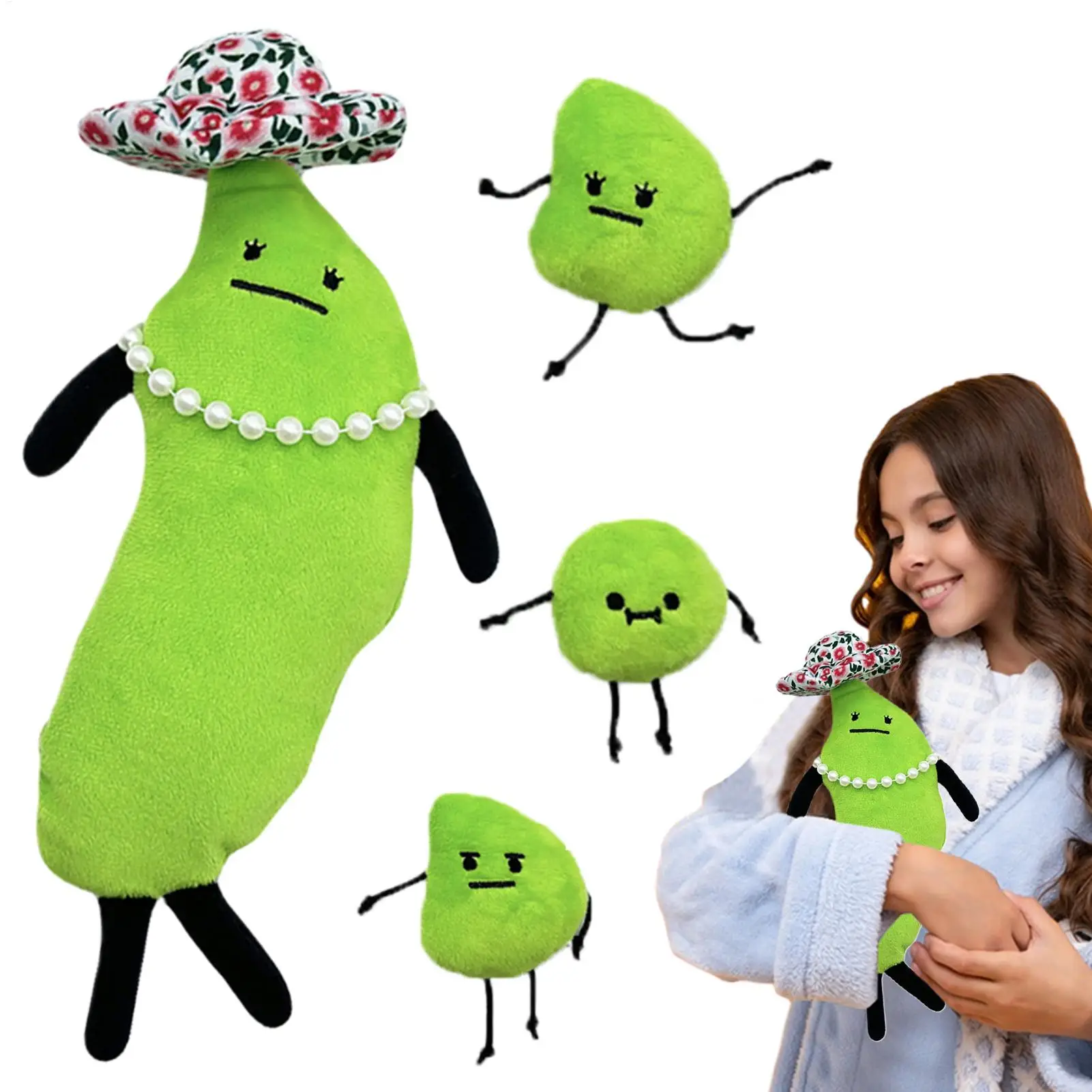

Stuffed Plush Toy Cartoon Family Plush Figure Cute Stuffed Companion Pillow Toy For Boys Girls Birthday Christmas Nursery Home