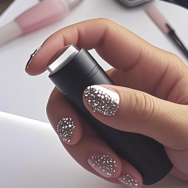 Mini lampada per unghie UV portatile portatile Lampada per polimerizzazione in resina Luce 9 LED Torce a luce nera Strumenti per gioielli Strumento per manicure per asciugatura UV