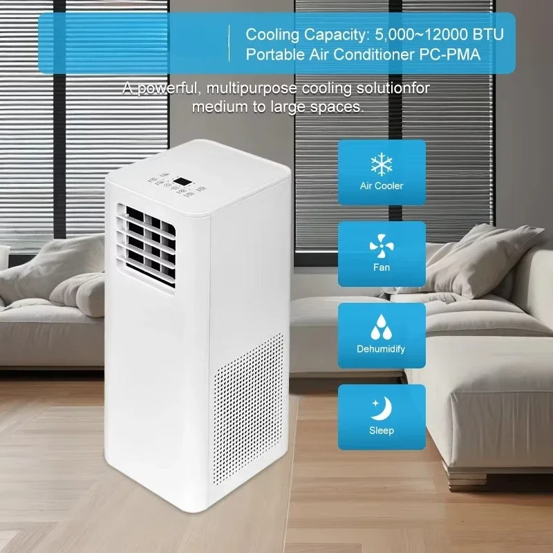 A new type of 4-in-1 air conditioning device, detachable room AC portable 5000-12000btu mobile air conditioner