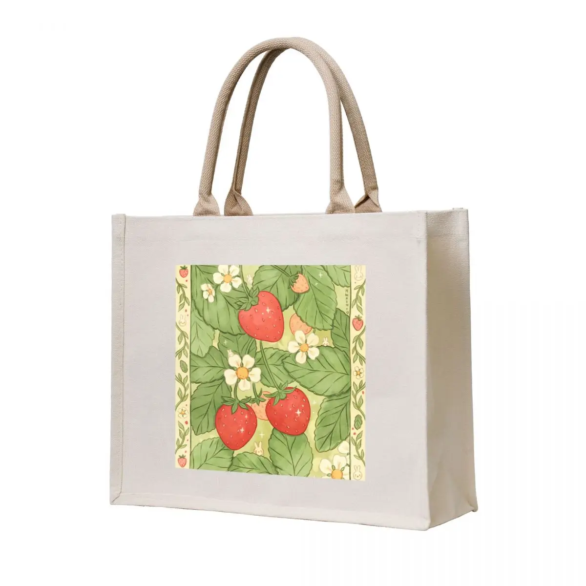 

Strawberries for Life Tote Bag Custom bag Shopping bags Lady bag tote university