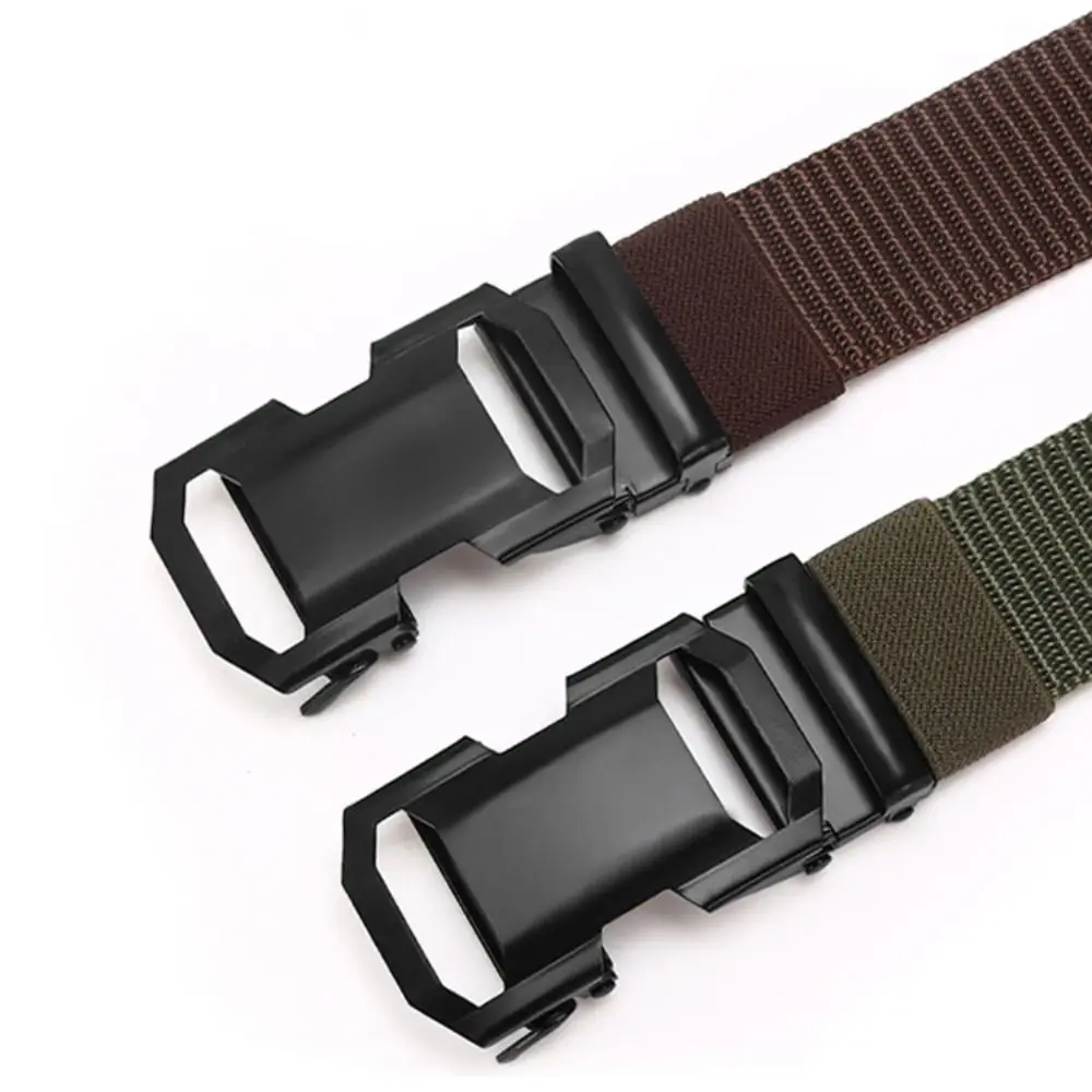 

Fashion Business Braided Belt Casual Durable Metal Automatic Buckle Waistband Luxury Brand Jeans Belt For Man