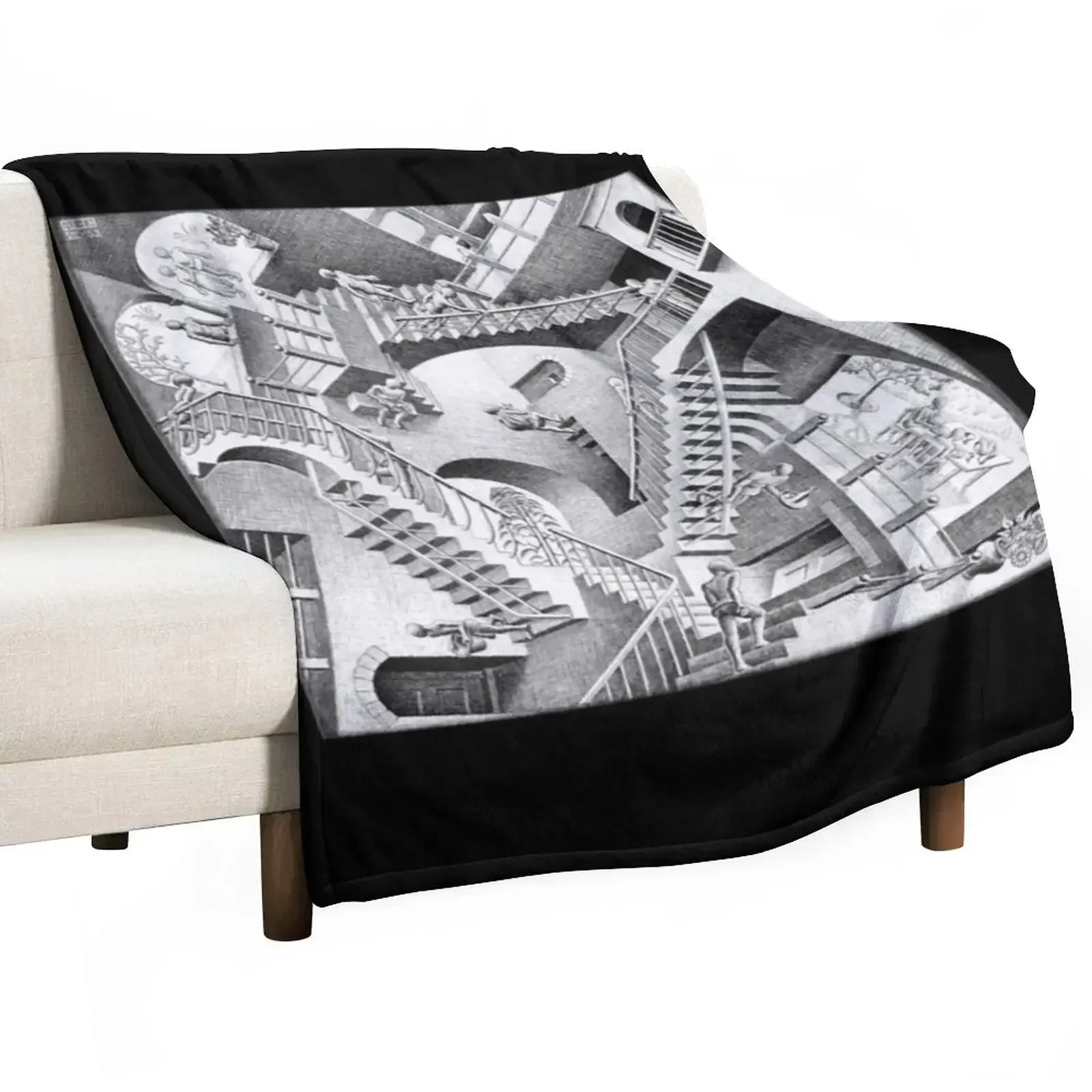 

Mc Escher T-ShirtMC Escher Throw Blanket manga Multi-Purpose Decorative Sofa Plaid Blankets