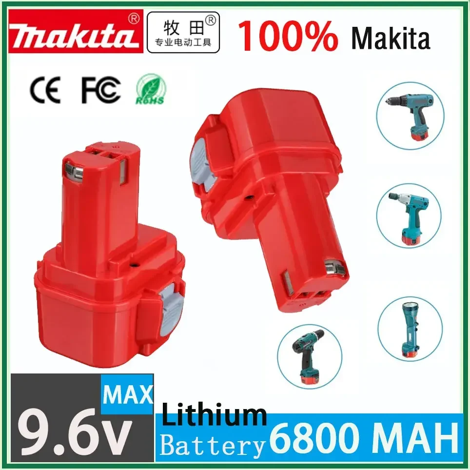 

4800mAh Rechargeable batteries for Makita 9.6V Screwdriver Power Tools Bateria PA09 9120 9122 9134 Screwdriver battery