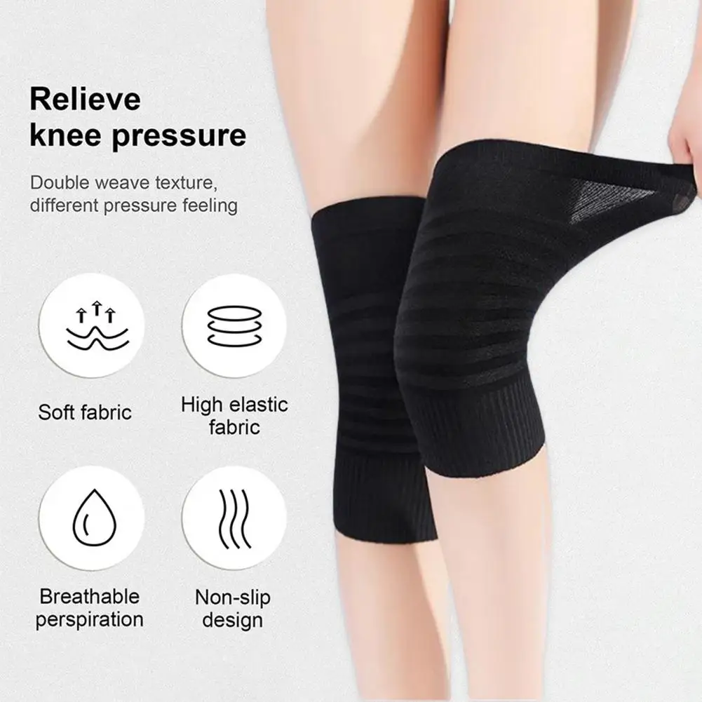 1 Pair Sports Knee Compression Sleeve Stretch Men Women Running Cycling Joint Protector Knee Pad Brace Knee Support Guard