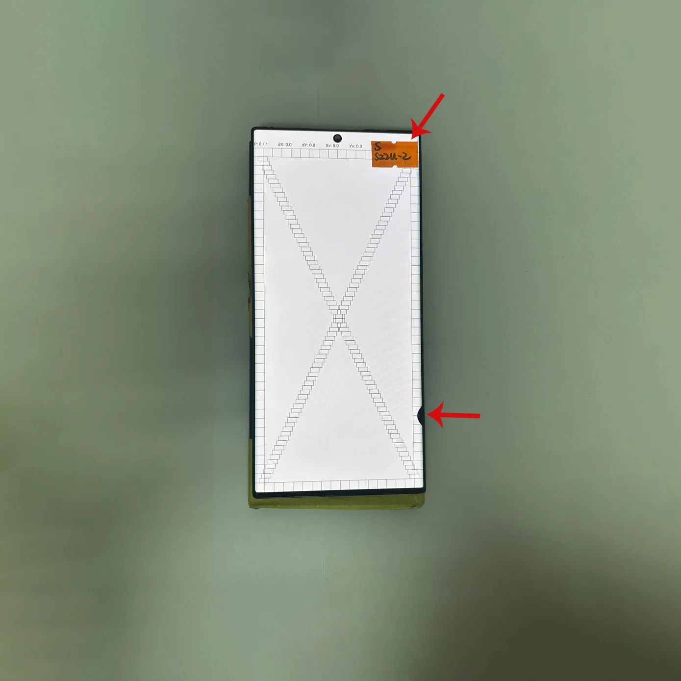AMOLED screen has defects suitable for Samsung S22 Ultra S908B touch screen replacement component