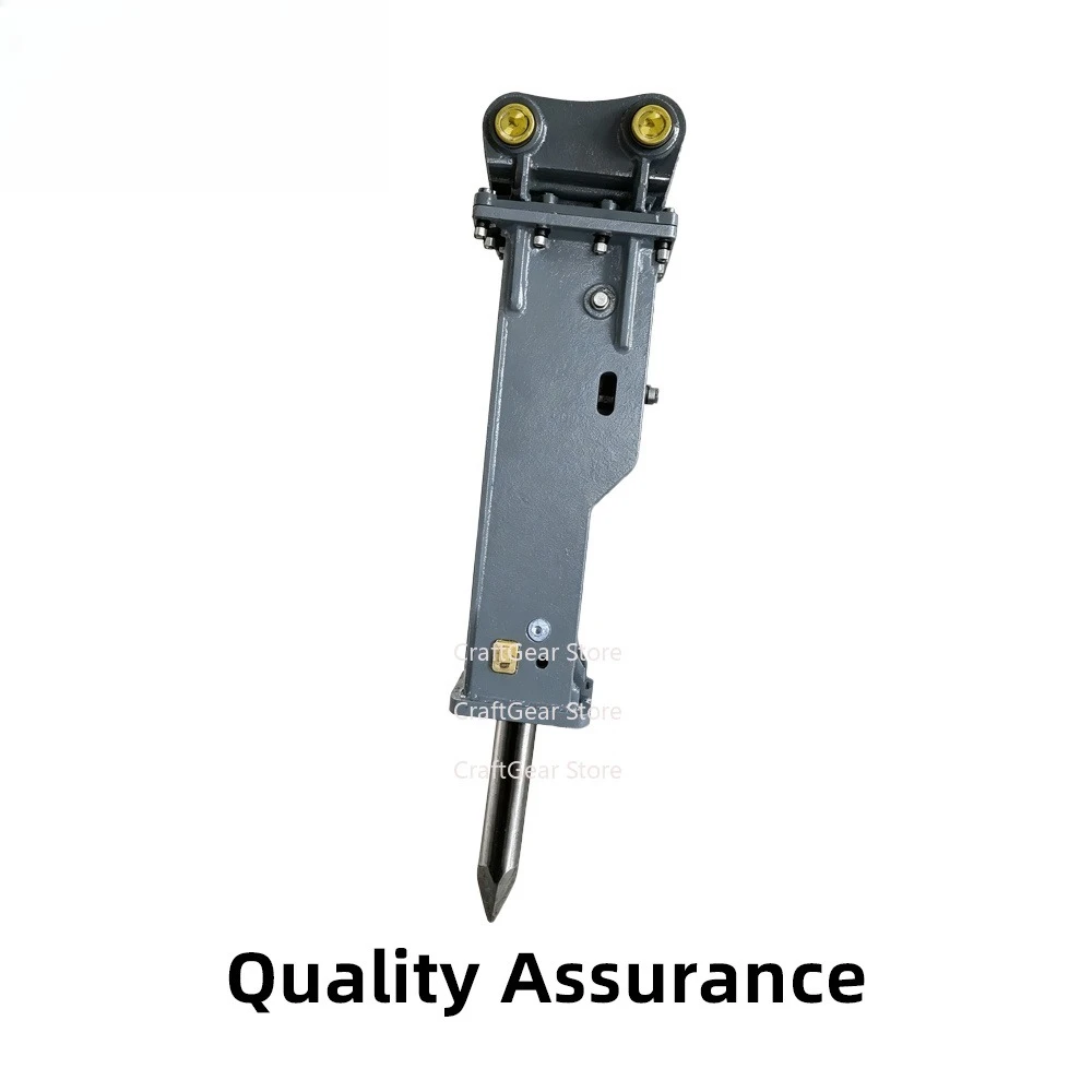 Low noise hydraulic hammer for excavators is suitable for urban construction and demolition projects