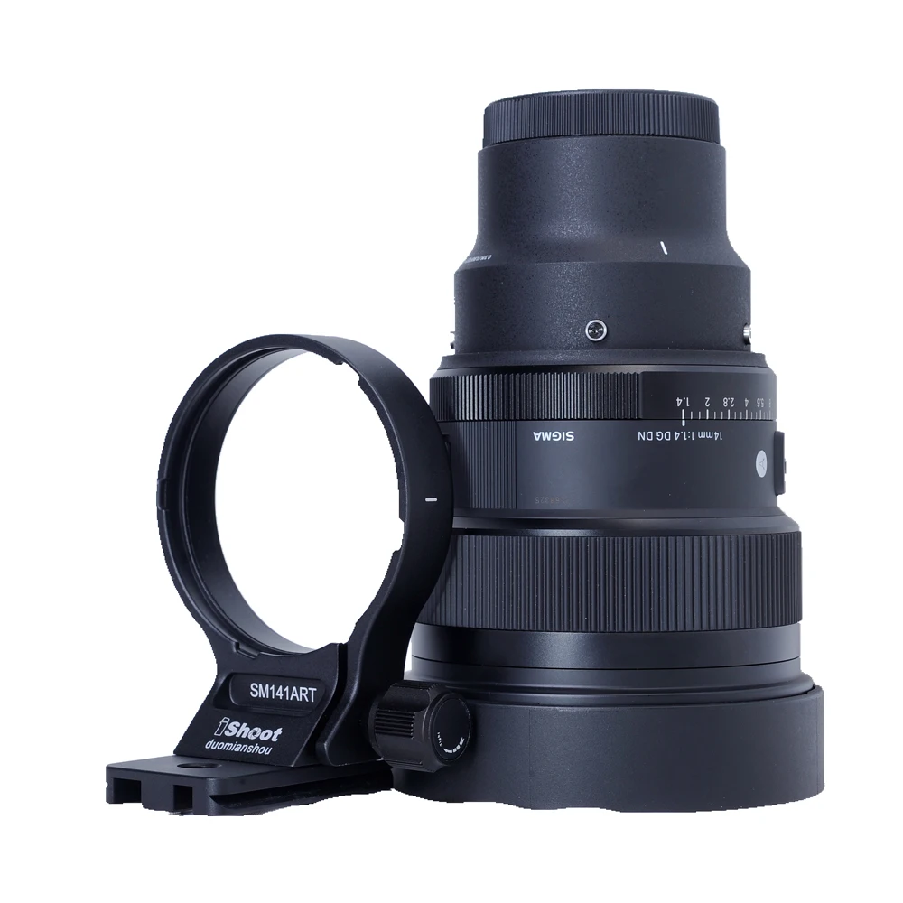 iShoot عدسة طوق ترايبود جبل حلقة دعم ل سيجما 14 مللي متر F1.4 DG DN الفن/سيجما 15 مللي متر F1.4 DG DN قطري FISHEYE الفن عدسة