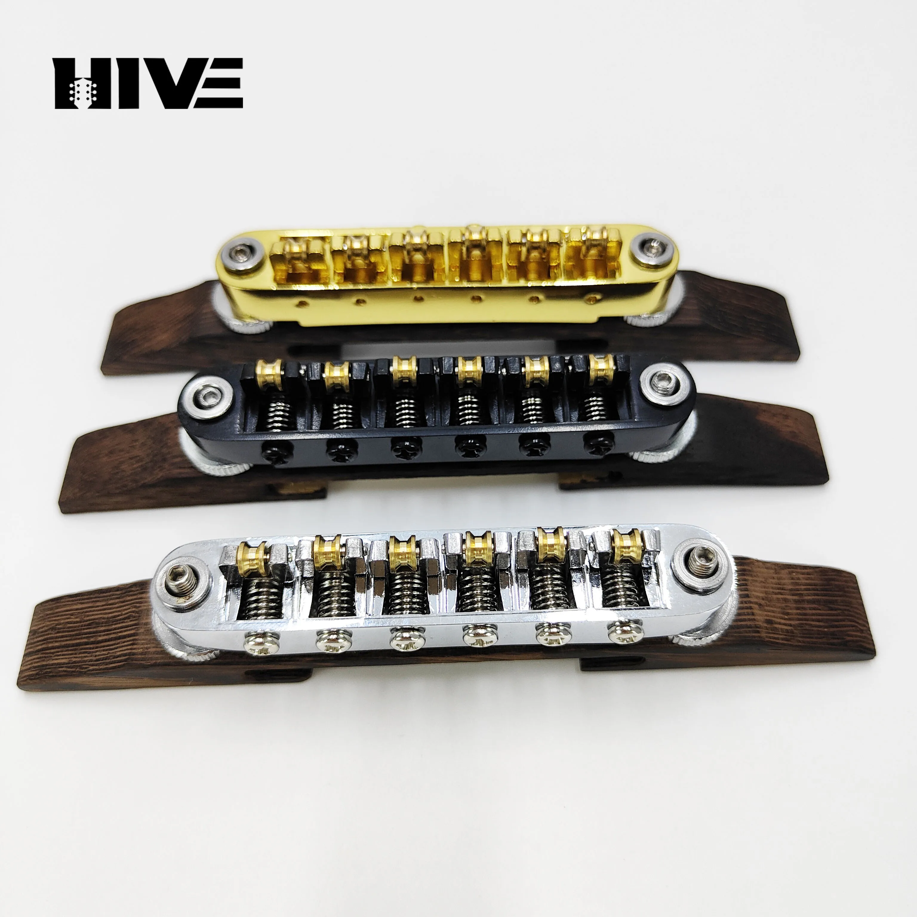 1 pieza de puente ajustable para guitarra eléctrica de jazz, accesorios para guitarra eléctrica