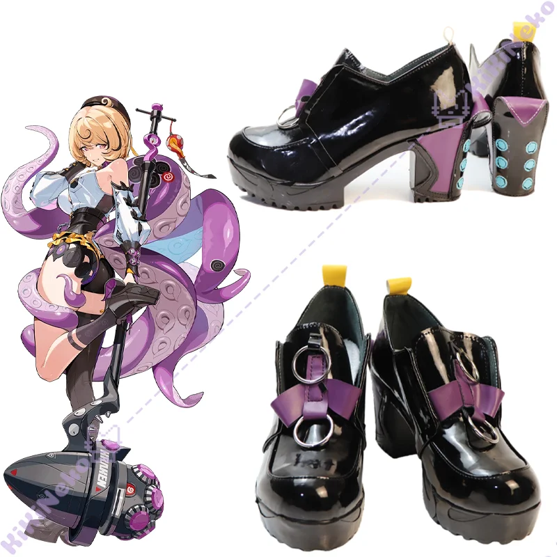 

Game Zenless Zone Zero Yidhari Murphy Обувь для косплея Yidhari Обувь для косплея для Хэллоуина, вечеринки, карнавала, для взрослых, женщин и мужчин, реквизит