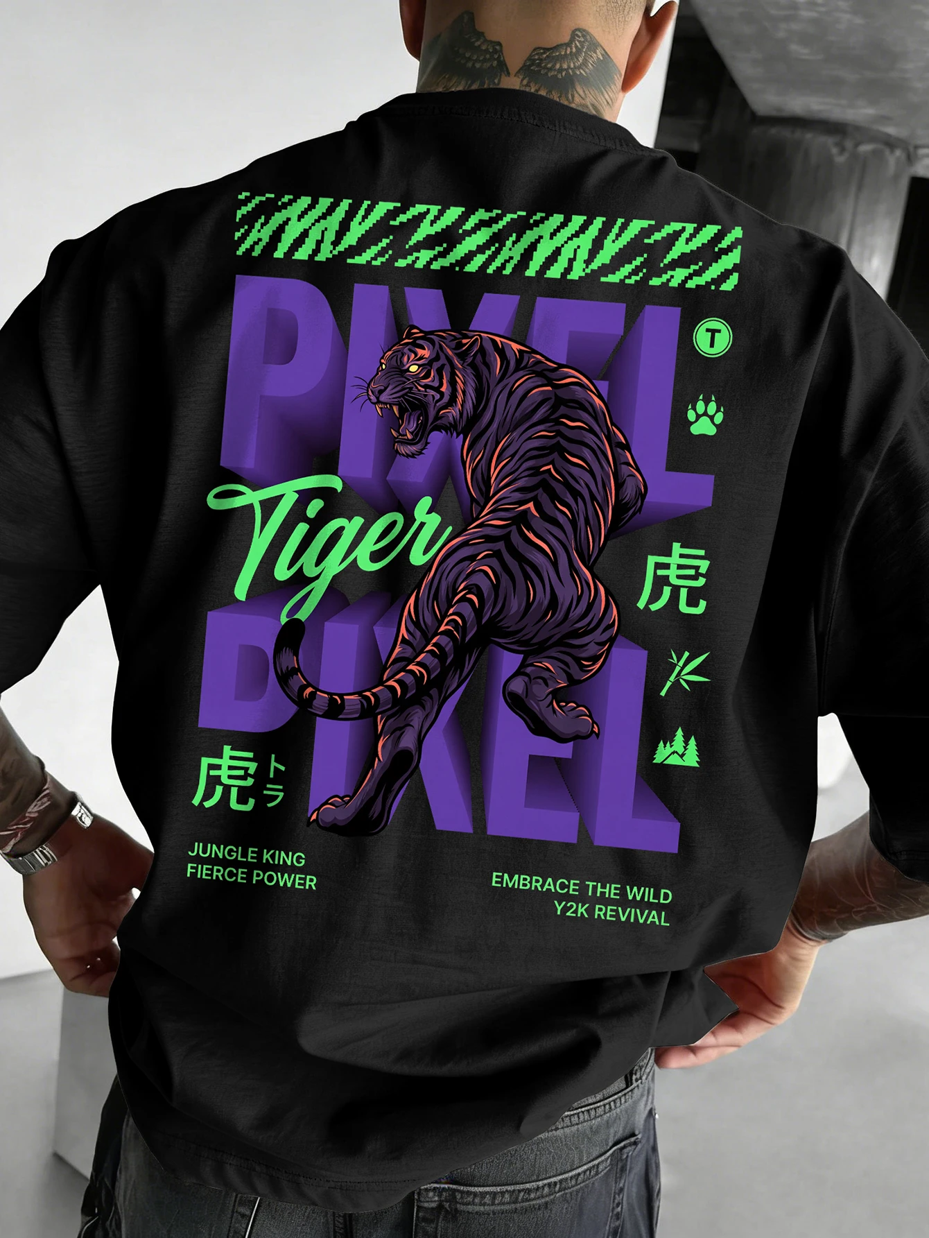 Streetwear Brand Japanese - Kaos Pria Oversized Y2K Streetwear Merek