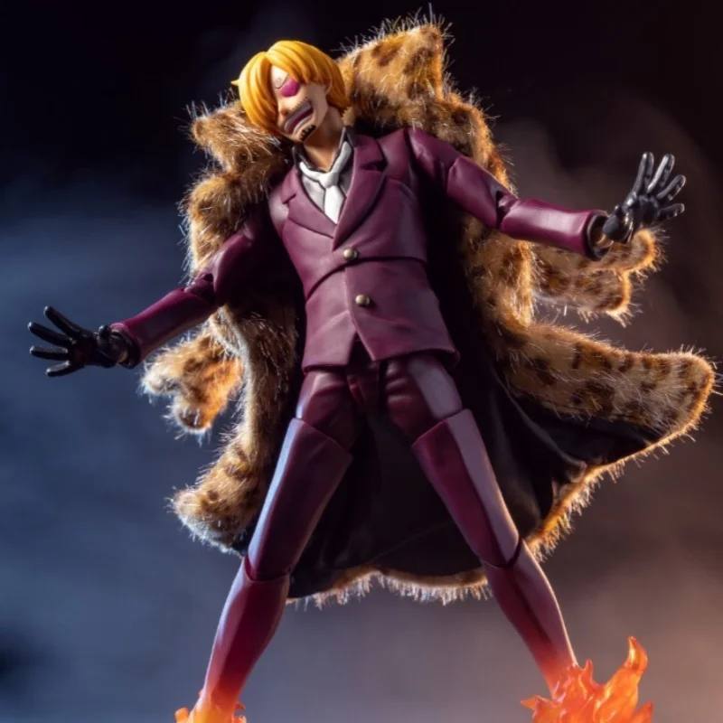 Capa de felpa con estampado de leopardo, ropa hecha a mano de la serie Anime Zoro Sanji, adecuado para juguete humanoide móvil de tamaño 1/12, Shf de una pieza