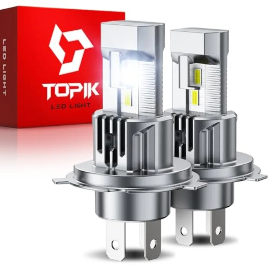 

H4/9003/HB2 LED Light Bulbs 42000LM 900% Super Brightness 50 000Hrs Lifespan 360° Lighting 3 Min Install CANBUS Ready Fog Light