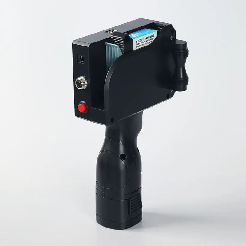 جودة عالية شبه أوتوماتيكية مع آلة طباعة الملصقات النافثة للحبر منخفضة الخسارة لزجاجة الأكياس البلاستيكية