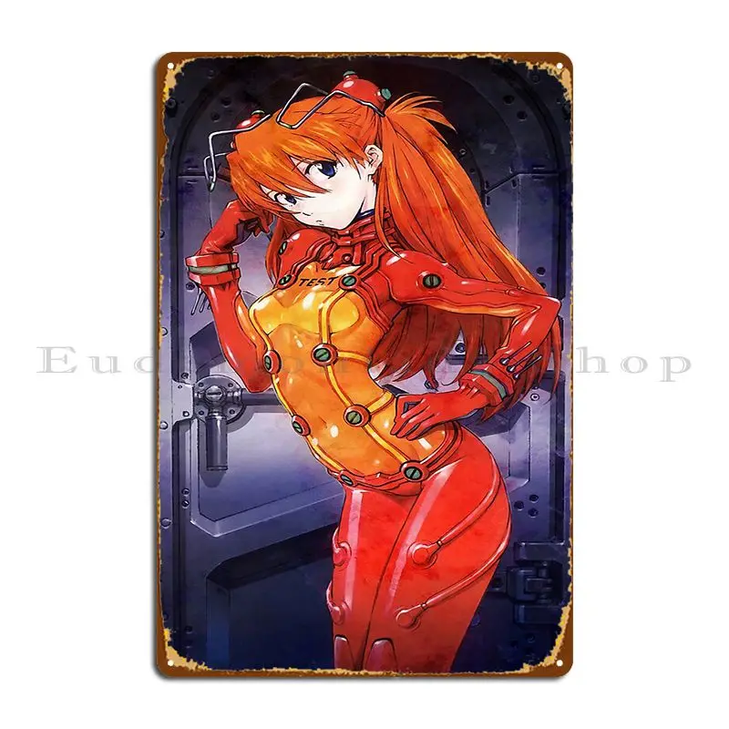 Langley Asuka Metal Plaque Poster Pub Cave Personalized Home Wall Mural Tin Sign Poster