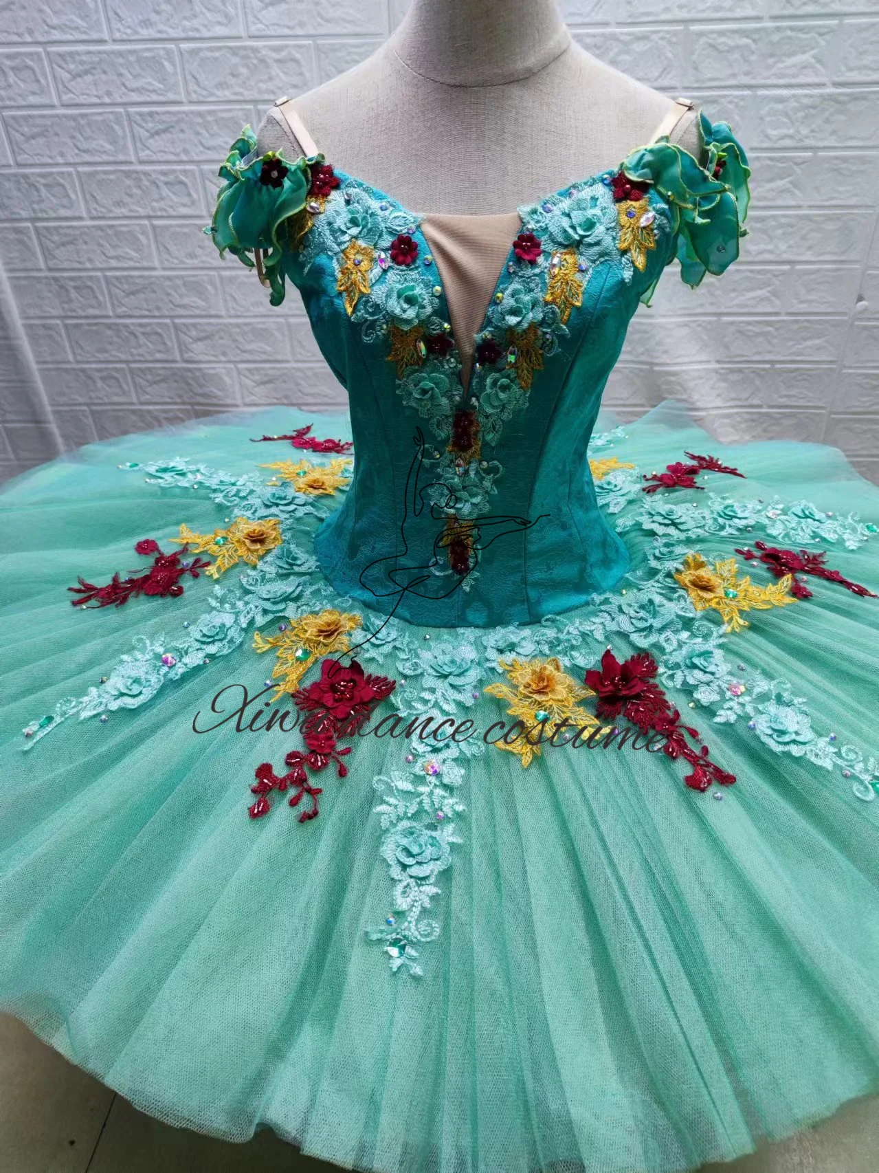 Professional high-quality custom-size ballet performance ballet costume high-end competition ballet dress