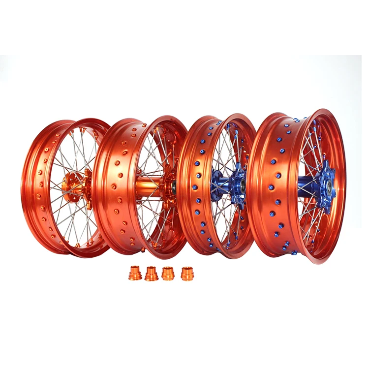 High Quality Aluminum Alloy Motorcycle Spoke Wheels 16/17 Inch Fit In  SXF EXC