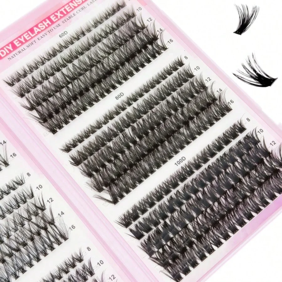 D Volume High Density Vacation Eyelash Extension Set is designed for beginners. It comes with 30D/40D/50D/60D/80D/100D various s