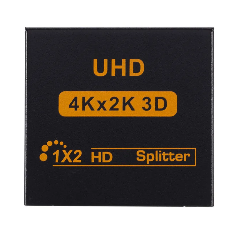 4K 2K Splitter UHD 3D HDMI-compatible Splitter HD 1X2 1080P Switch Split 1 in 2 out Switcher For HDTV DVD PS3/4 Xbox PC