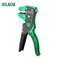 LAOA Automatic Wire Stripper Flatwire Cutter Stripping Plier 0.2 to 4mm Range Length Adjustment For Electrician