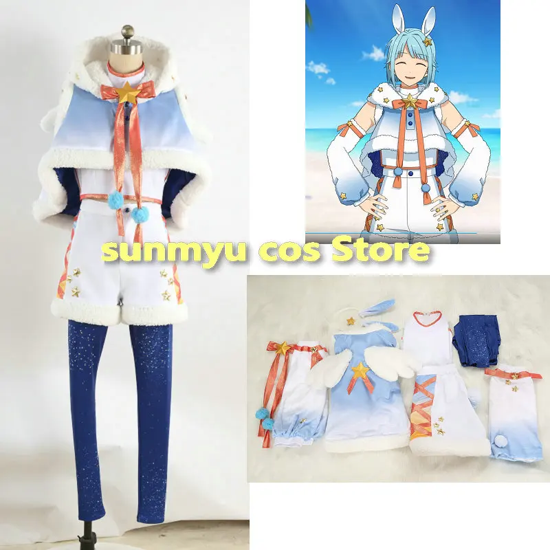 

Ensemble Stars Trip rabbits Cosplay Costume Custom Size Nito Nazuna Tenma Mitsuru Shino Hajime Mashiro Tomoya Cosplay